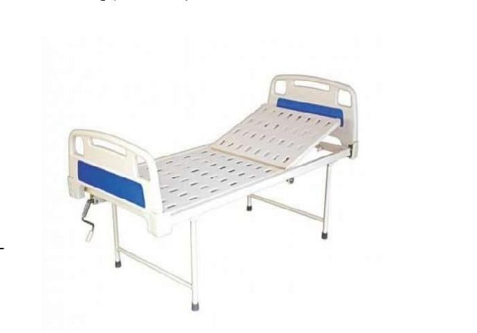 Mild Steel Polished Manual Semi Fowler Bed, for Hospital, Feature : Durable, Easy To Place, Fine Finishing