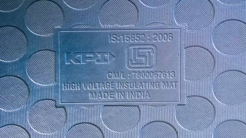 PVC Electrical Insulating Mat, Pattern : Coin Type