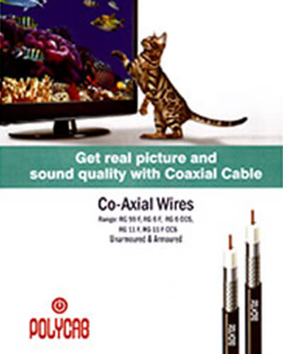 Polycab Coaxial Cables, for Home, Industrial, Feature : Crack Free, Durable, Heat Resistant