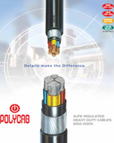 Polycab LT XLPE Cables, for Industrial, Home, Feature : Durable, Heat Resistant