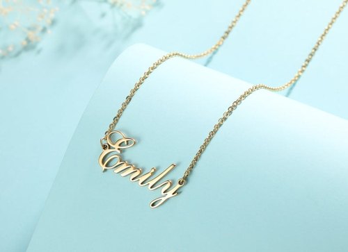 Luxury brings Customized Name Necklace, Packaging Type : box packing