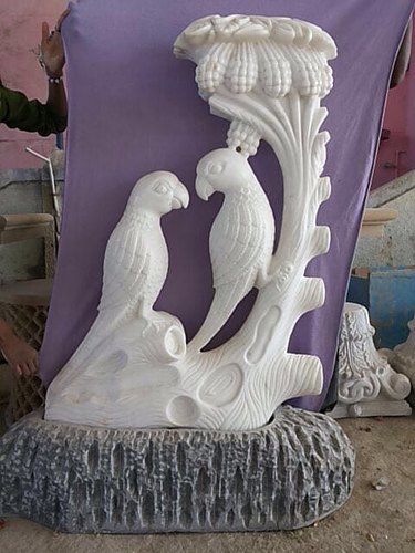 Marble Bird Statue