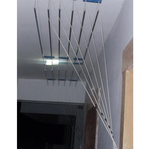 Polished Stainless Steel Ceiling Hangers, for Light Weight, Fine Finishing, Mounting Type : Wall Mouting