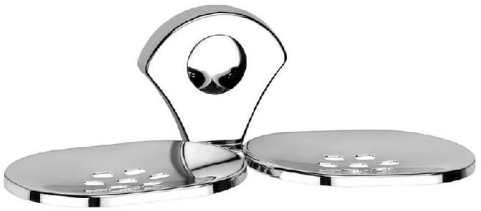 Polished Stainless Steel Royal Double Soap Dish, Feature : Fine Finished, Light Weight