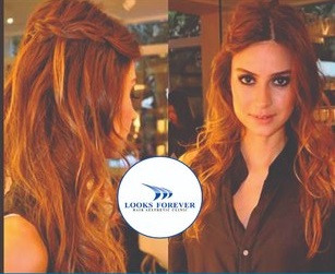 Curly Hair Extensions, Color : Brown