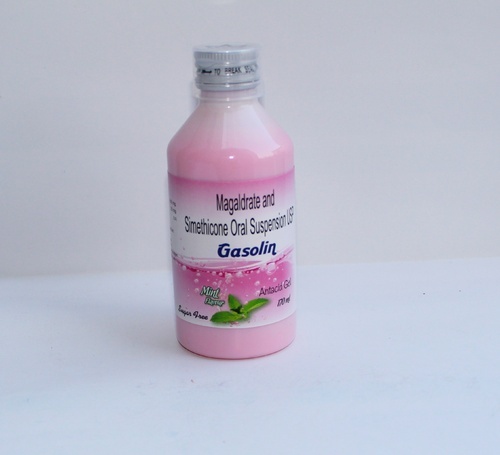 Gasolin Magaldrate Syrup, Packaging Type : 170 ml
