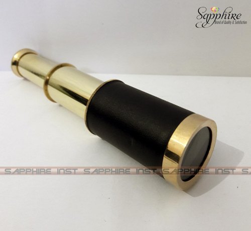 Sapphire Brass Telescope, Color : Golden