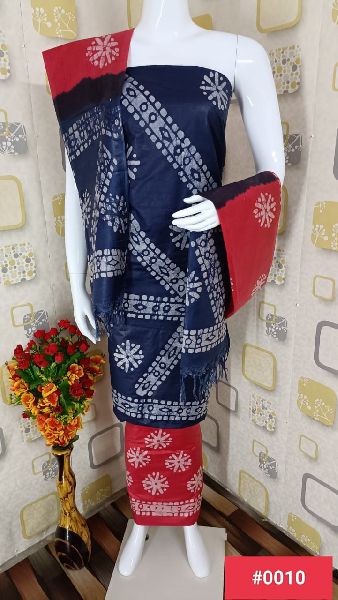 Batik Print Cotton Suit