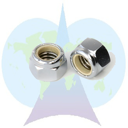 Parshva Stainless Steel Nylock Nut, for Industrial, Size : M2.0-M48