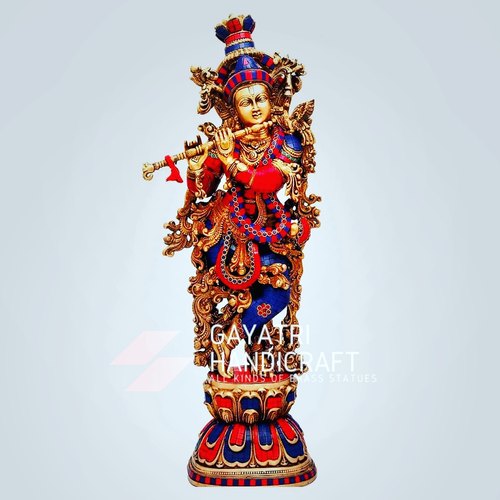 Polished Bal Krishna Brass Statue, Certification : ISO 9001:2008 Certified