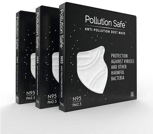 Peesafe Non-Woven Pollution Safe Dust Mask, Size : Medium
