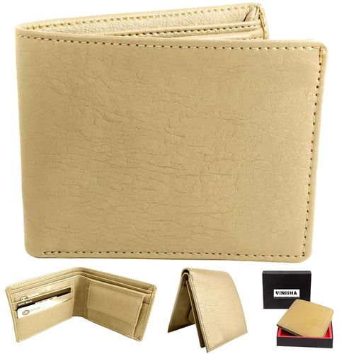 70-80 grams Gent's Leather Wallet (PMW-046), Closure Type : Bi-Fold