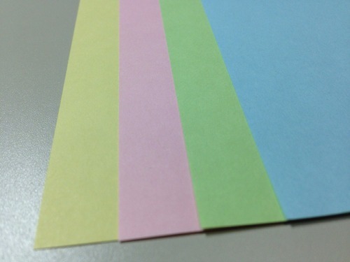 Paper Printing Material, Color : Yellow, Pink, Blue, Green