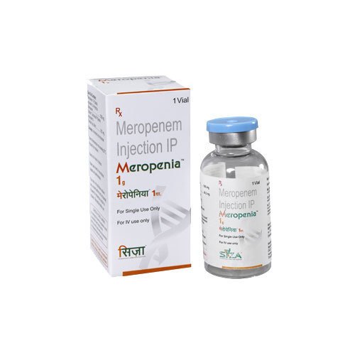 Meropenum Meropenem Injection, for Iv Use Only, Packaging Type : Glass Bottle, Box