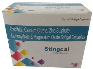 Stingray Zinc Sulphate Capsules, for Nutritional Deficiency