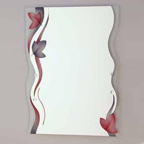 Decorative Wall Mounted Mirror Glass, Size : 10x50 cm
