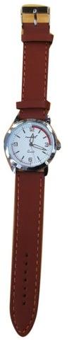 Fastlife Leather Strap Wrist Watch, Display Type : Analog