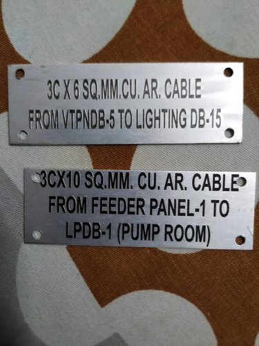 Aluminium Etching Labels