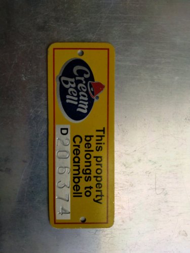 Printed Anodized Aluminum Tag, Size : 50x12mm, 50x15mm