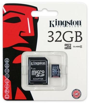 Kingston Plastic Mobile Phone Memory Card, Color : Black