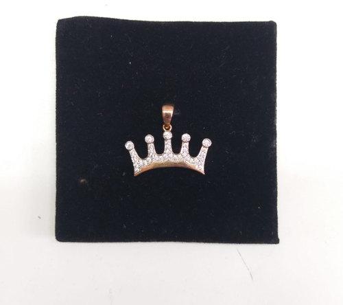 Veera Crown Diamond Pendant, Occasion : Daily Wear