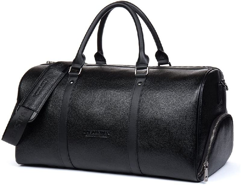 Plain Leather Travel Bag, Feature : Comfortable, Complete Finishing