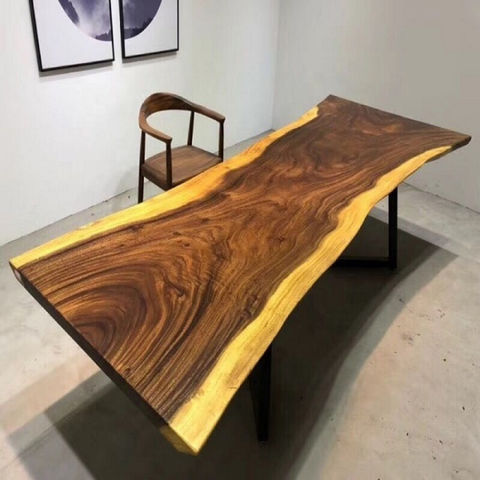 Rectangle Wooden Live Edge Table Tops, Size : Standard