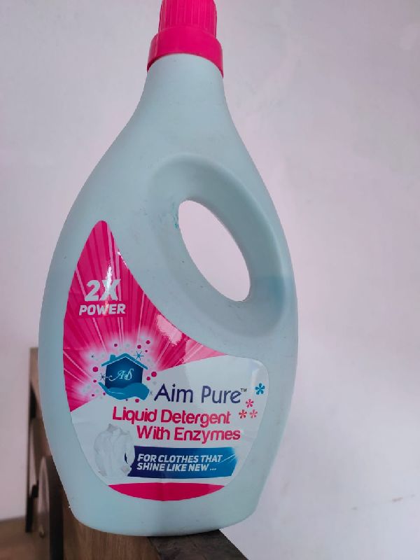 Aim Pure Liquid Detergent With Enzymes, Purity : 99%