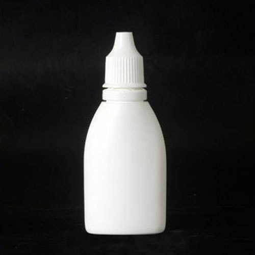 PET Flat Dropping Bottle, Color : White