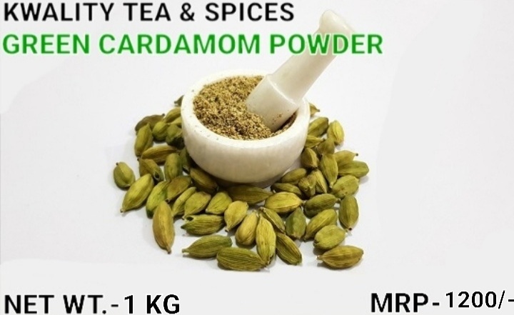Raw Natural Cardamom Powder, for Cooking, Spices, Certification : Import Certifications