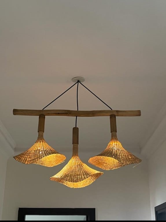Bamboo Pendant Lighting Lampshade