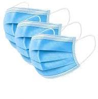 Non Woven 3 Ply Face Mask, for Clinical, Hospital