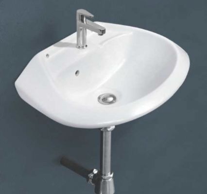 Ceramic Round Wall Mounted Wash Basin, Style : Modern