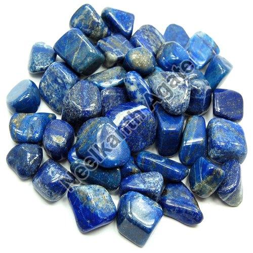 Lapis Lazuli Tumbled Stone, for Making Jewellery, Color : Blue