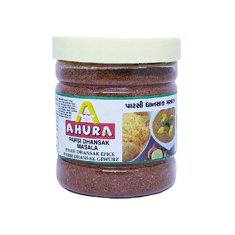 Ahura Powder Parsi Dhansak Masala, for Cooking, Packaging Type : Plastic Container