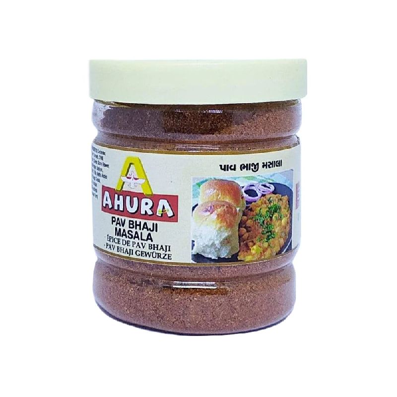 Ahura Powder Pav Bhaji Masala, for Cooking, Packaging Type : Plastic Container