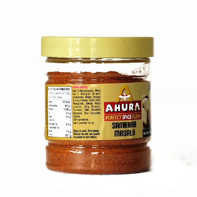 Ahura Sambhar Masala, Packaging Type : Plastic Container