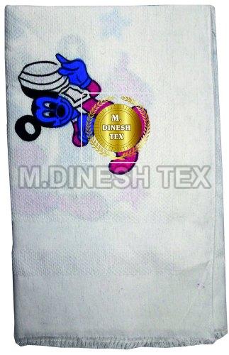 Cartoon Print Cotton Towel