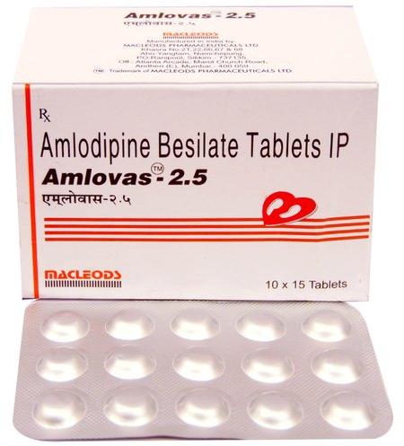 Amlodipine Besylate Tablets, for Clinical, Grade : Medicine Grade