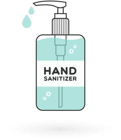 Hand sanitizer, Form : Liquid