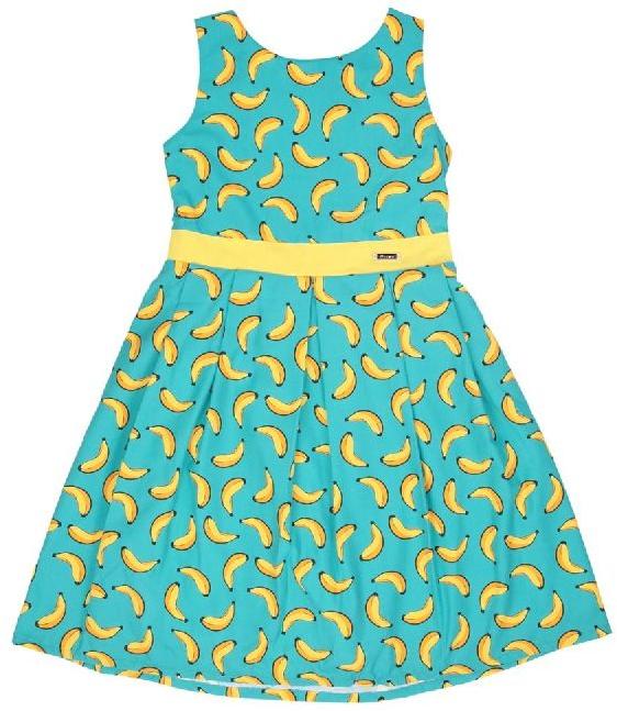 Plain Girls Cotton Frock, Age : 2-10 Years