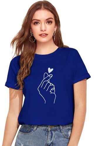 Cotton Ladies Half Sleeve T-Shirt, Size : M, XL, XXL