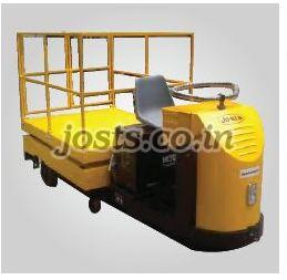 3-Wheel Platform Truck With Scissor Lift, for Industrial Use