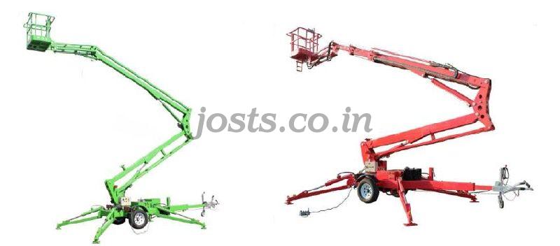 Semi Electric Articulated Towable Boom Lift, for Disaster Use