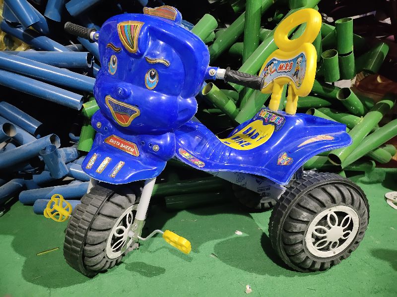 Plastic Chhota Bheem Kids Tricycle, Feature : Fine Finished, Shiny Look