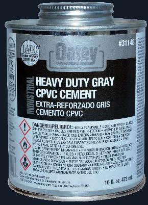 Heavy Duty Gray Solvent Cement