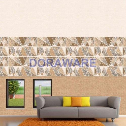 Doraware Rectangle Decorative Ceramic Wall Tiles, for Exterior, Interior, Feature : Attractive Design