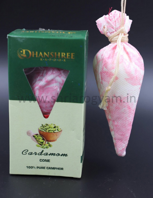 Dhanshree Elaichi Cardamom Camphor Cone, Shape : Box