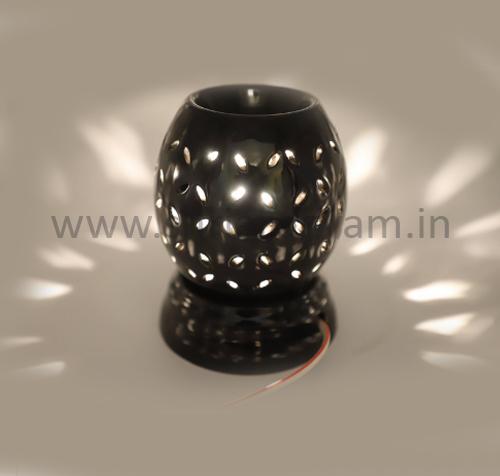 Cylindrical SA Black Table Lamp Kapoor Dani