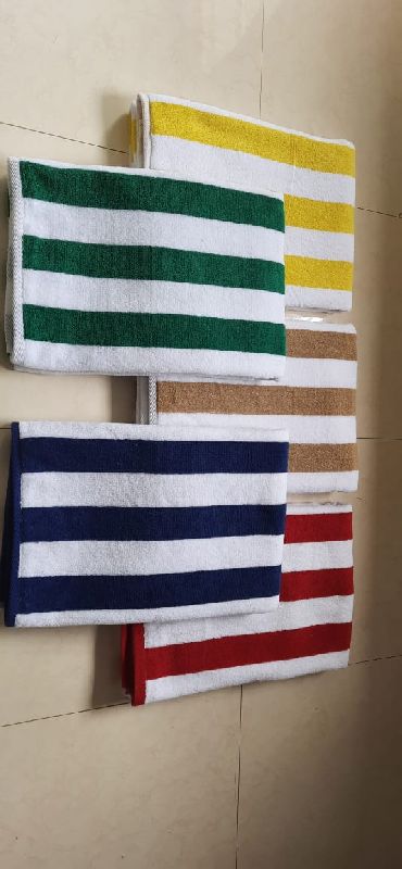 Strips Cotton pool towel, Size : Multisize